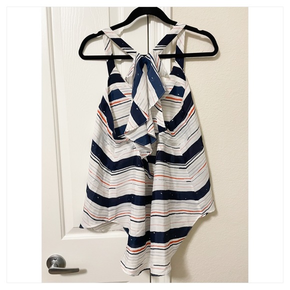 Bcbgeneration Ruffle Open Back Tank - Picture 3 of 9